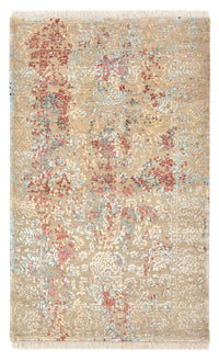 Designer tæppe - 129 x 81 cm - lys beige