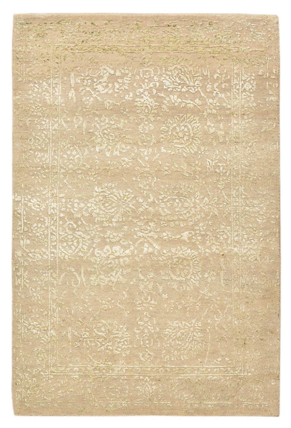 Designer tæppe - 118 x 79 cm - sand