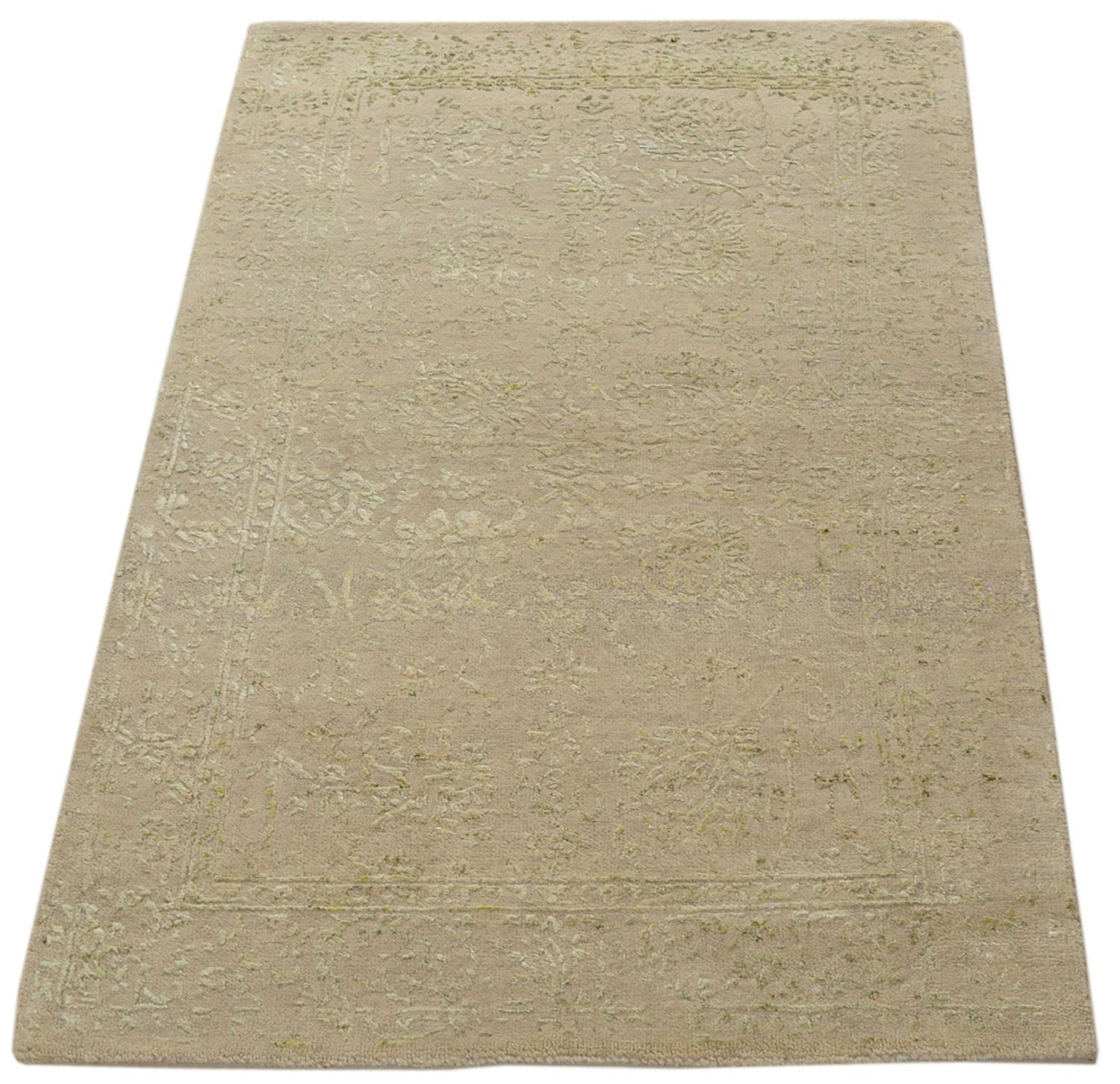 Designer tæppe - 118 x 79 cm - sand