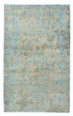 Designer tæppe - 150 x 95 cm - lyseblå