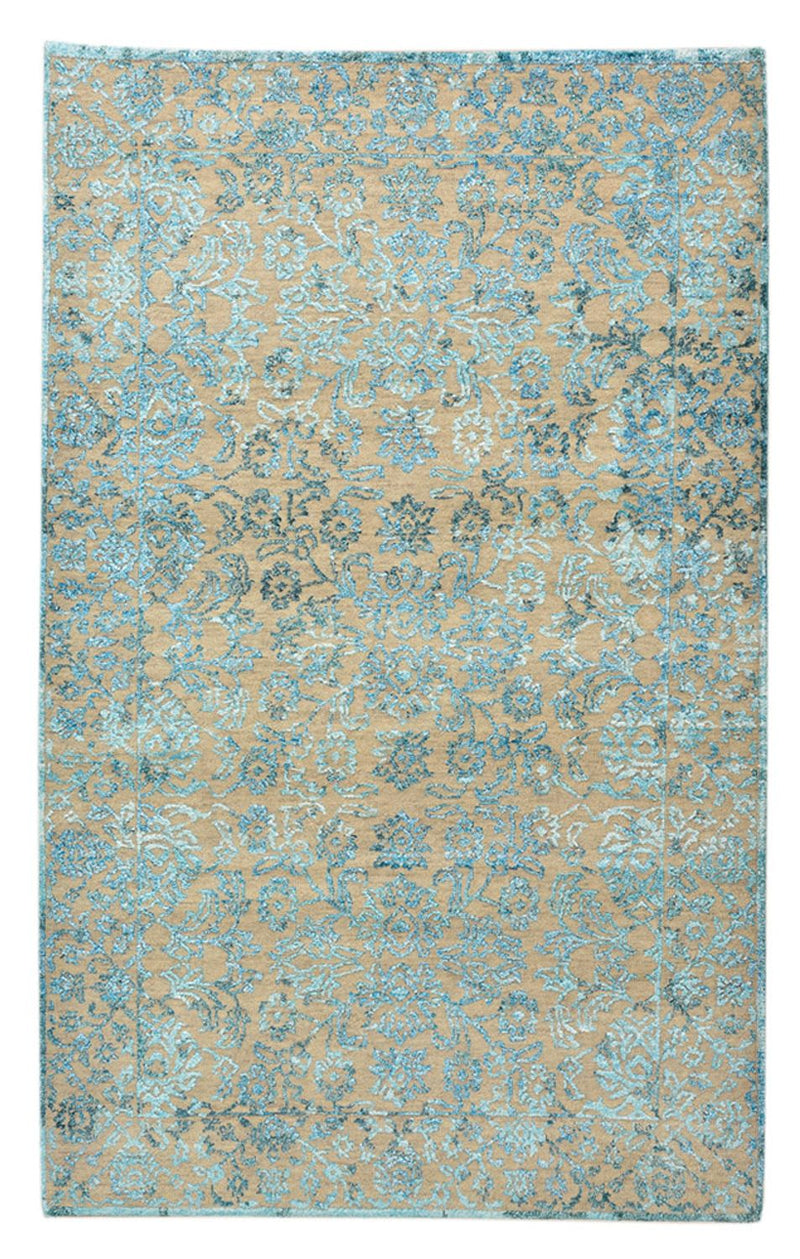 Designer tæppe - 150 x 95 cm - lyseblå
