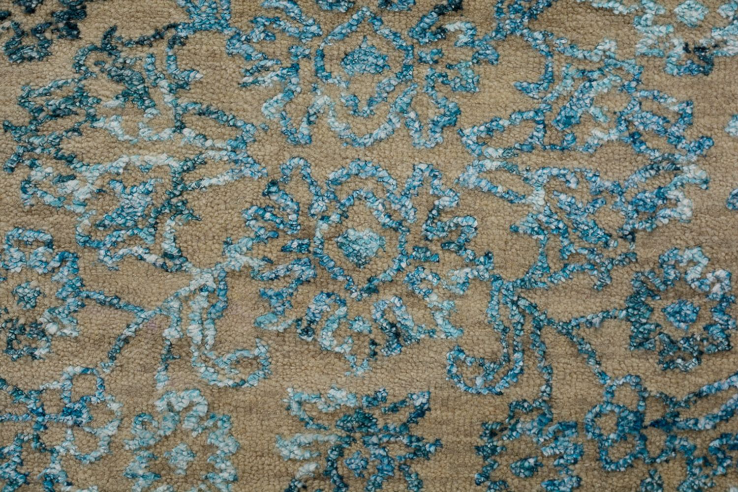 Designer tæppe - 150 x 95 cm - lyseblå