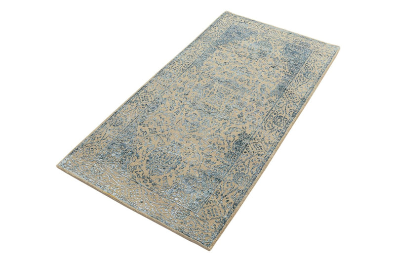 Designer tæppe - 138 x 74 cm - lys beige