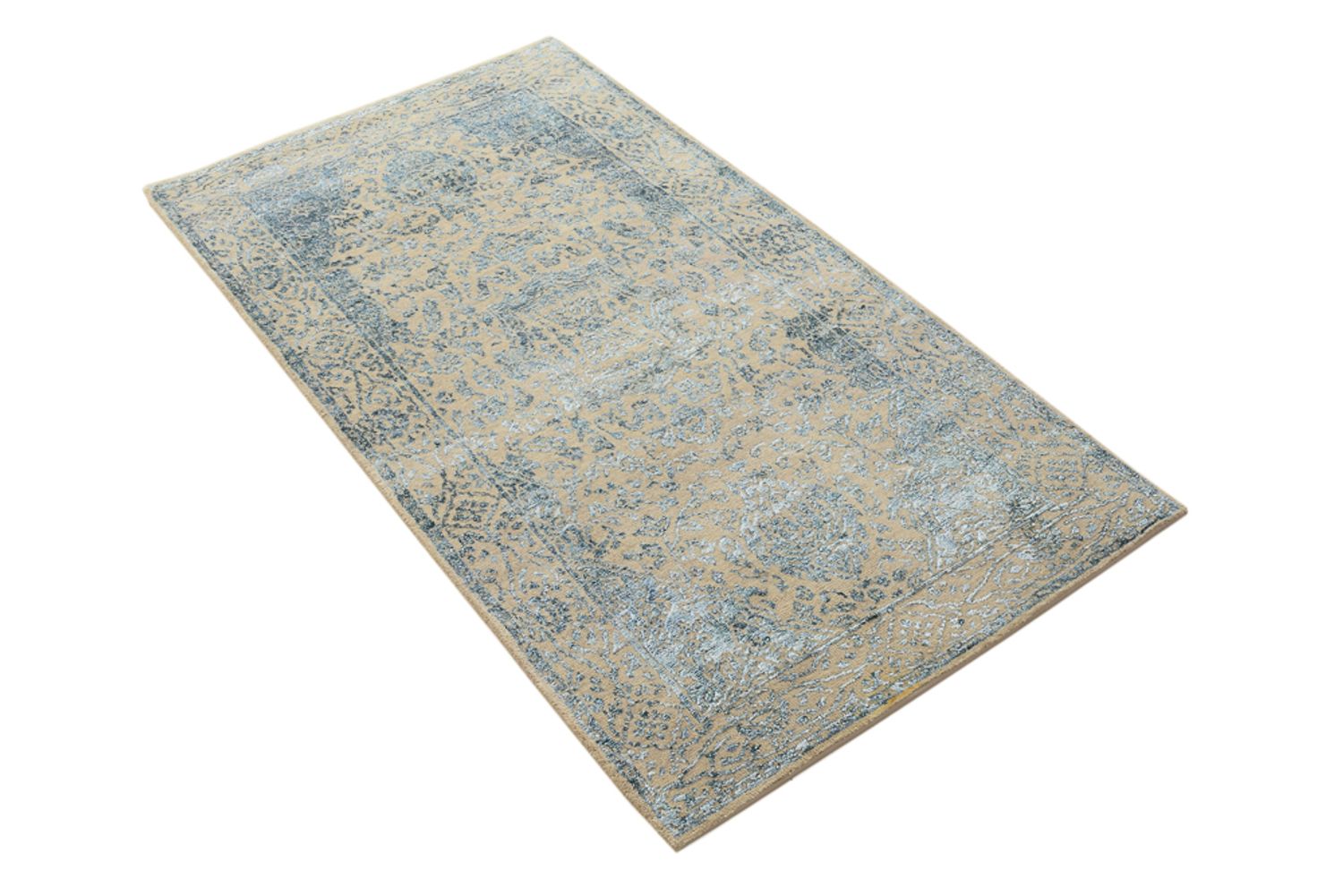 Designer tæppe - 138 x 74 cm - lys beige