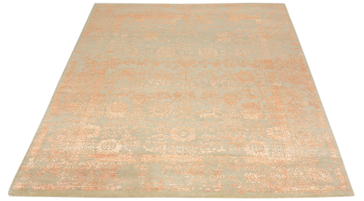 Designer tæppe - 186 x 151 cm - orange