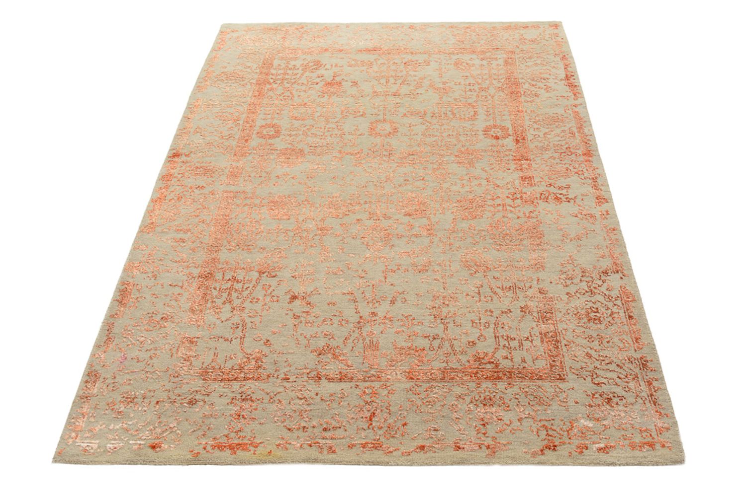 Designer tæppe - 182 x 125 cm - orange