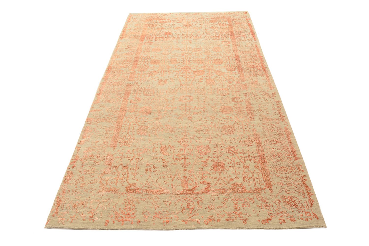 Løber Designer tæppe - 292 x 128 cm - lys brun