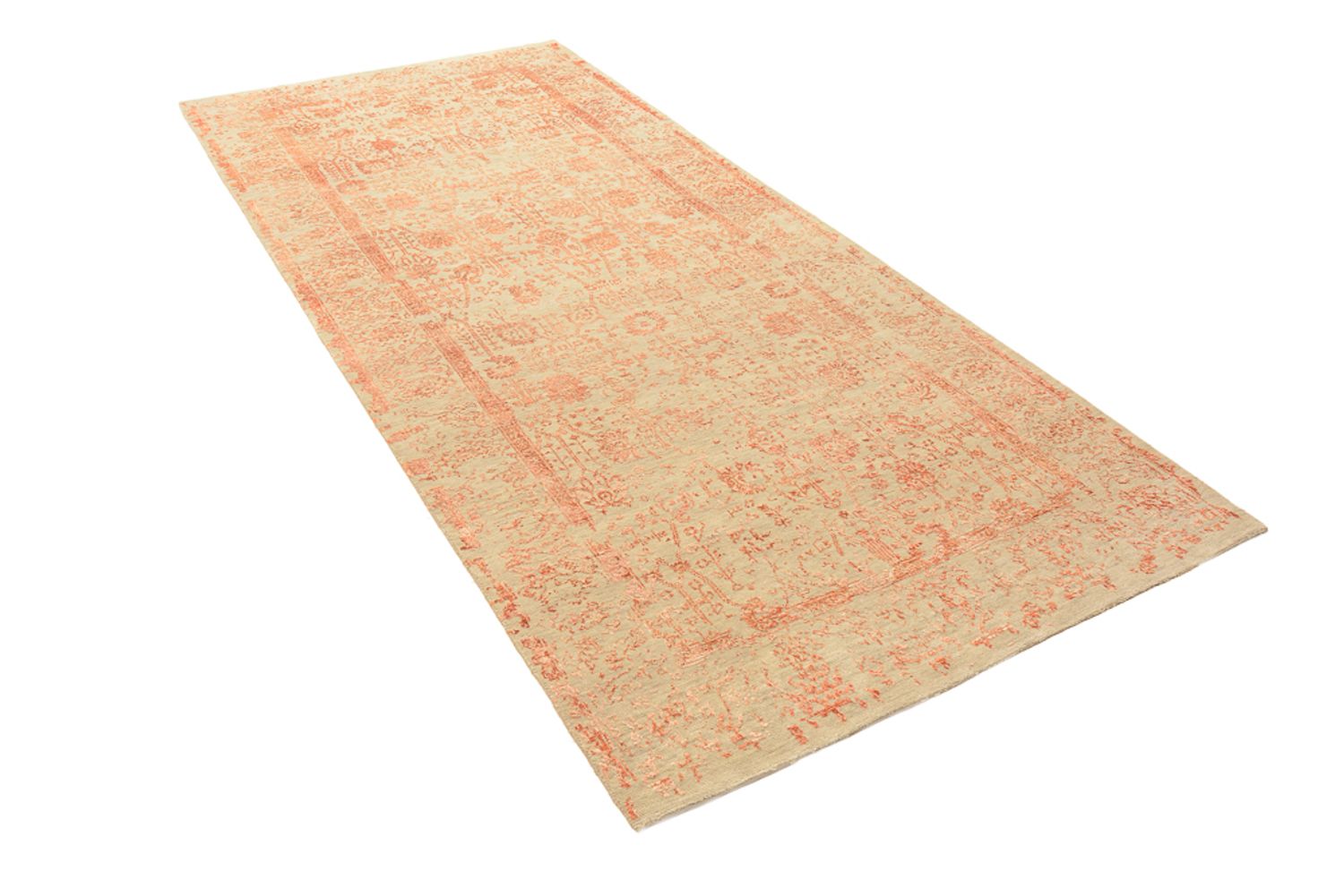 Løber Designer tæppe - 292 x 128 cm - lys brun