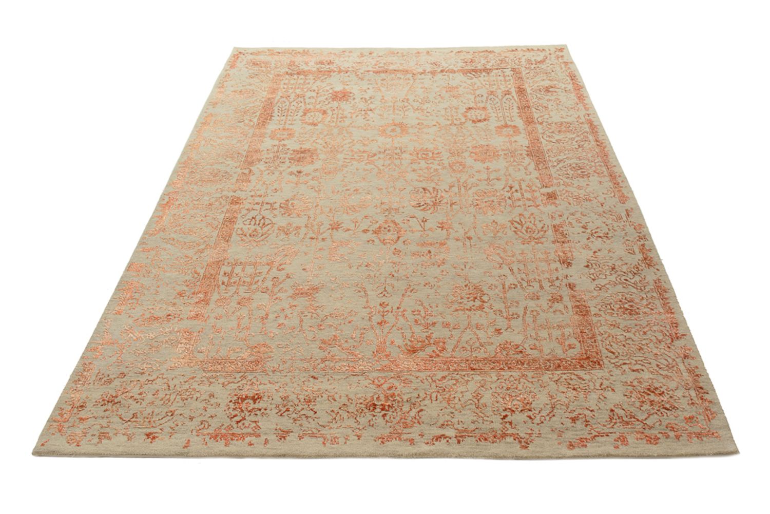 Designer tæppe - 238 x 169 cm - lys brun
