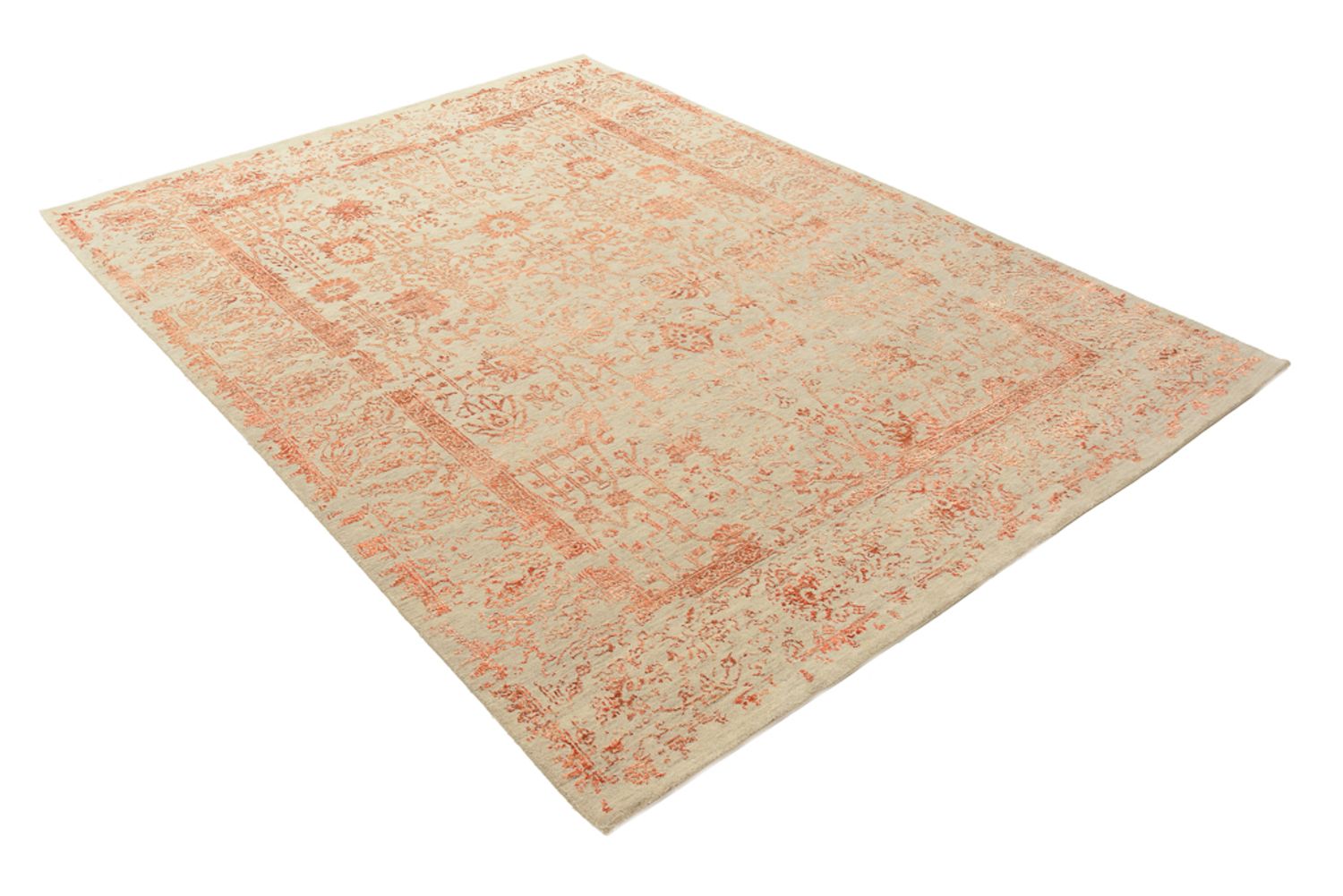 Designer tæppe - 238 x 169 cm - lys brun