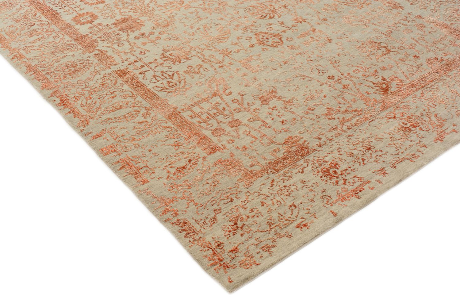 Designer tæppe - 238 x 169 cm - lys brun
