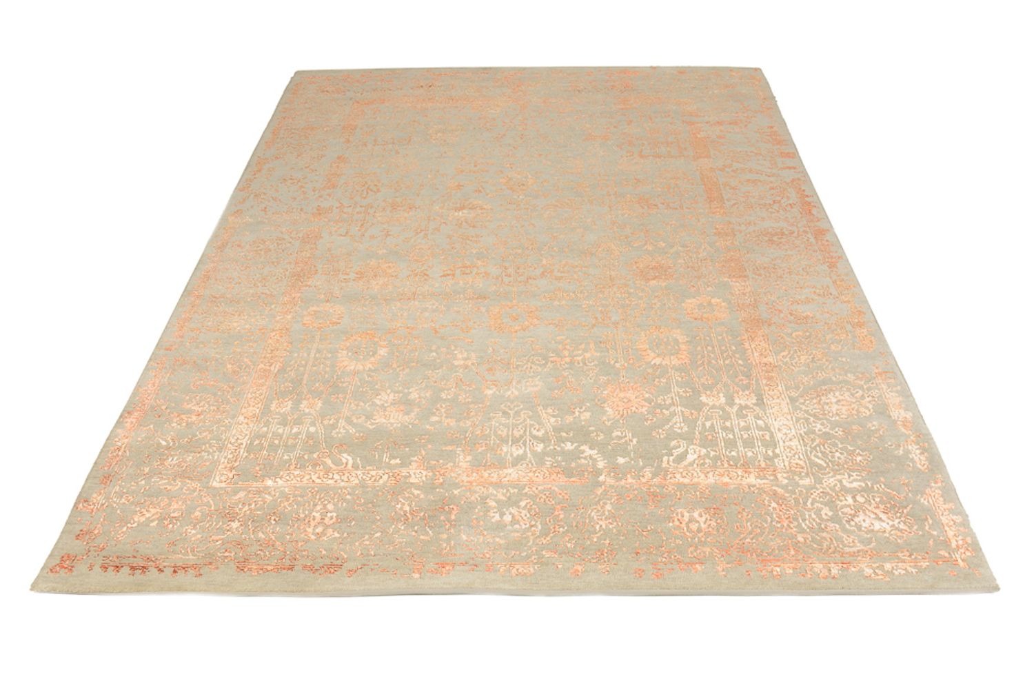 Designer tæppe - 238 x 169 cm - lys brun