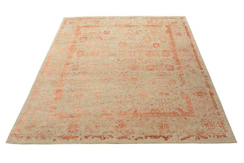 Designer tæppe - 293 x 251 cm - lys brun