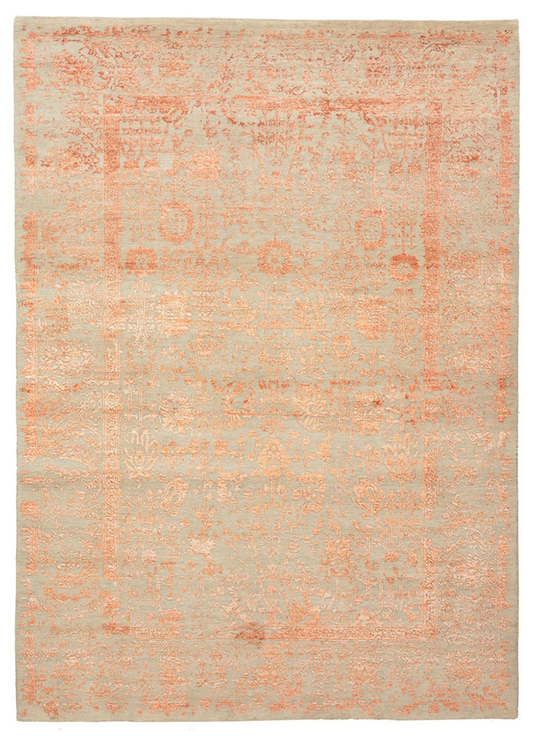Designer tæppe - 236 x 171 cm - lys brun