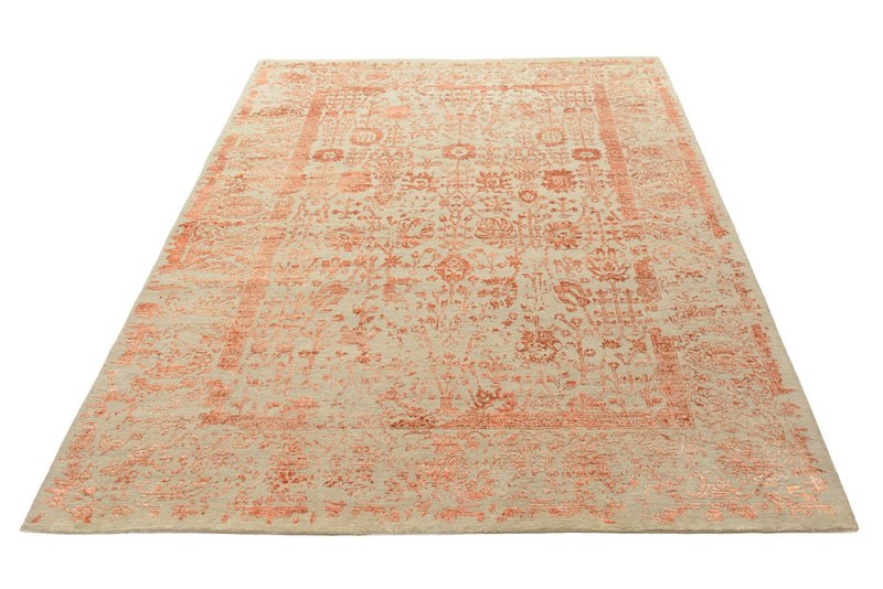 Designer tæppe - 236 x 171 cm - lys brun