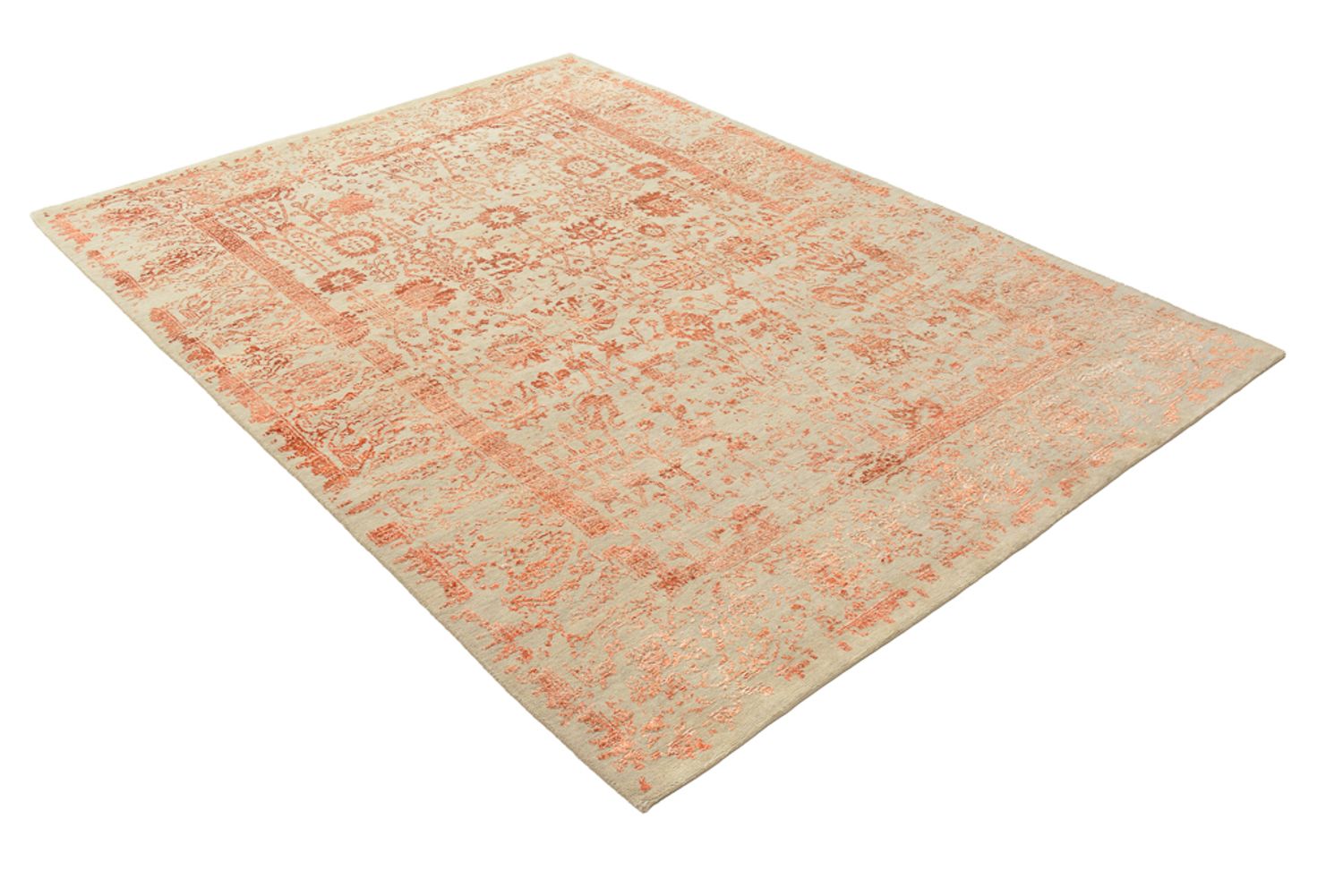 Designer tæppe - 236 x 171 cm - lys brun