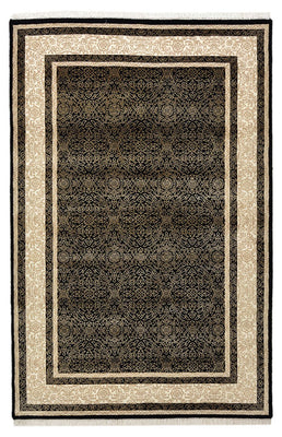 Designer tæppe - 153 x 101 cm - mørk beige