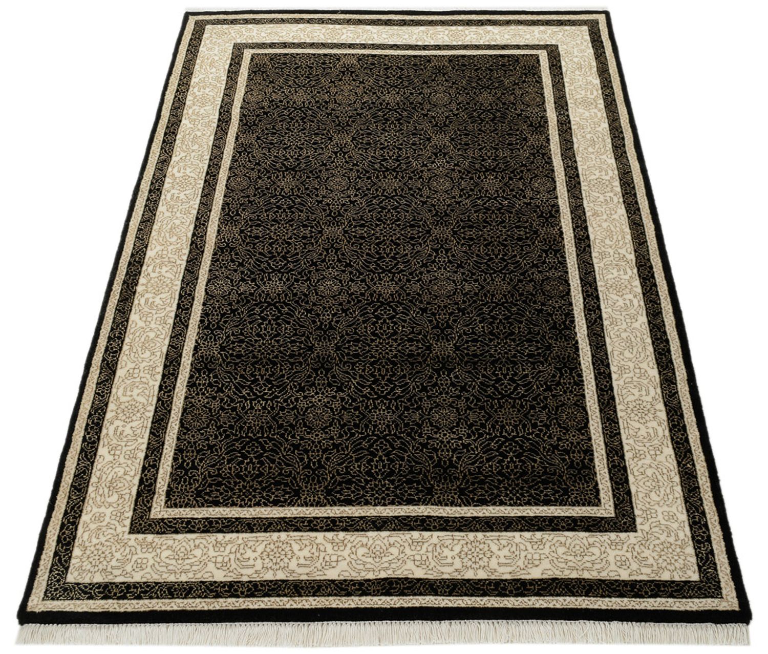 Designer tæppe - 153 x 101 cm - mørk beige