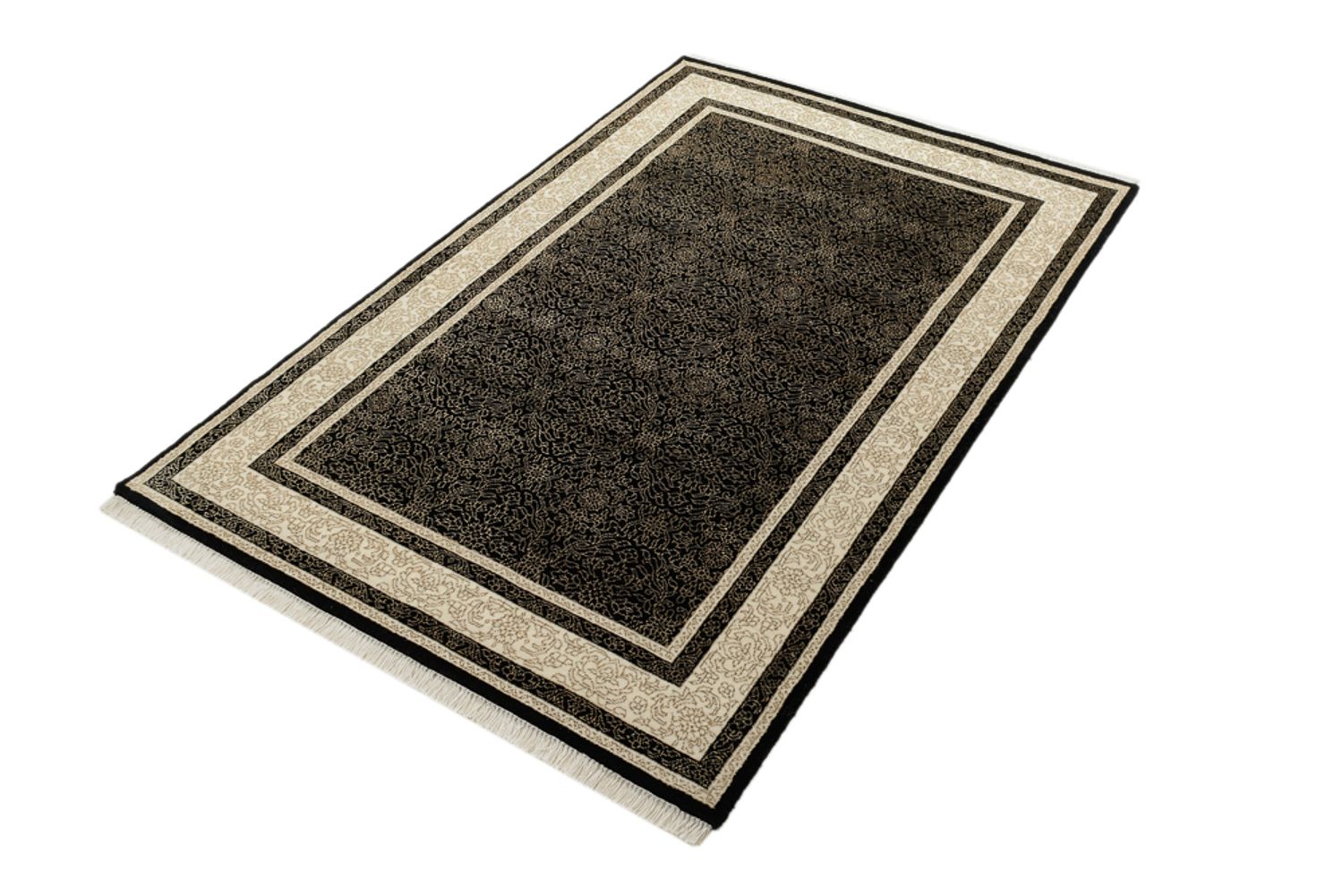 Designer tæppe - 153 x 101 cm - mørk beige
