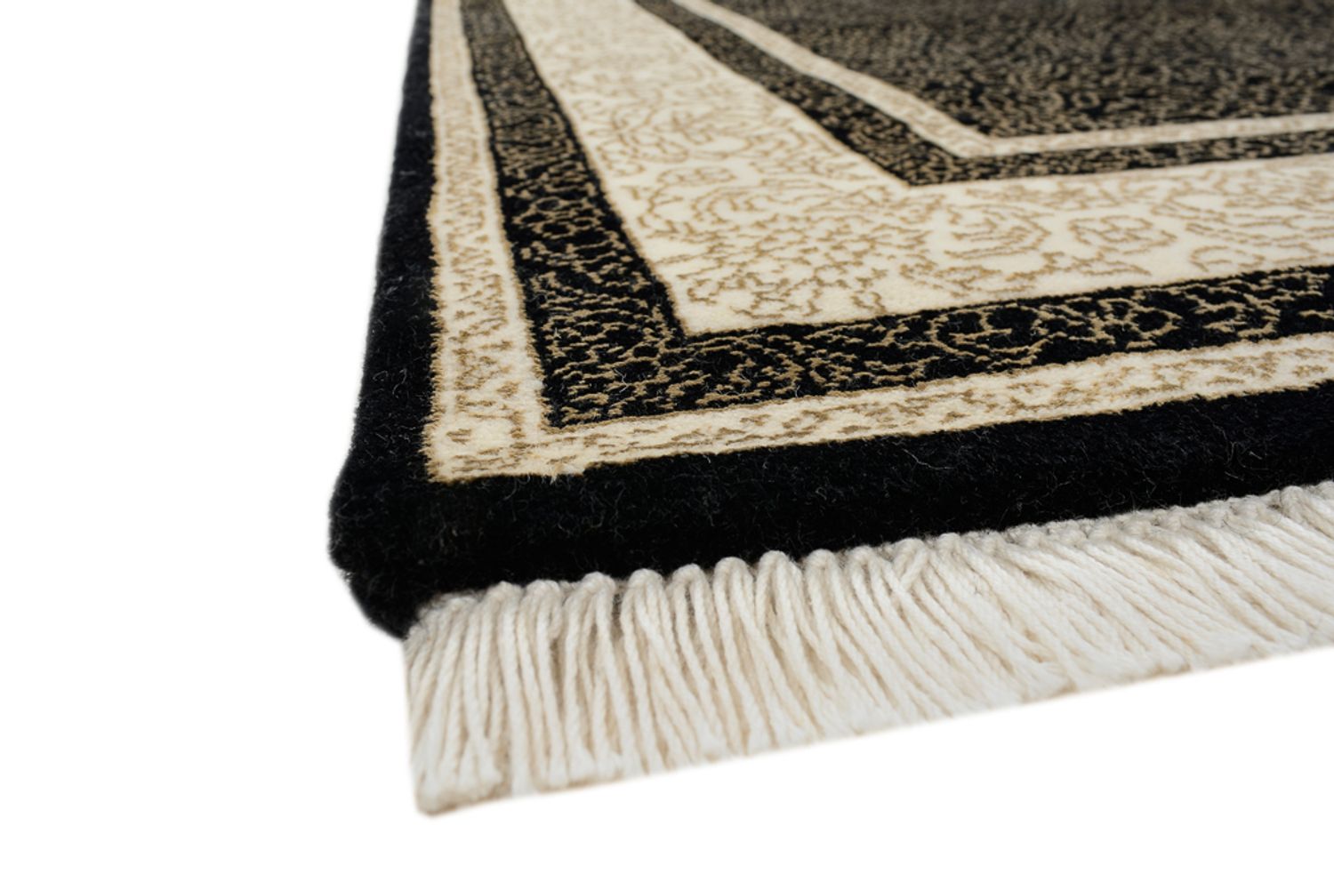 Designer tæppe - 153 x 101 cm - mørk beige