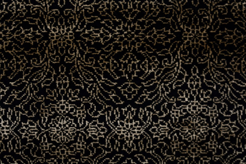 Designer tæppe - 153 x 101 cm - mørk beige