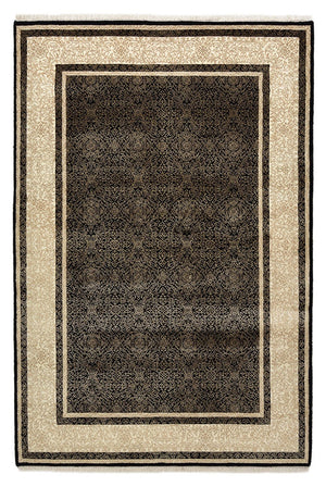Designer tæppe - 181 x 123 cm - mørk beige
