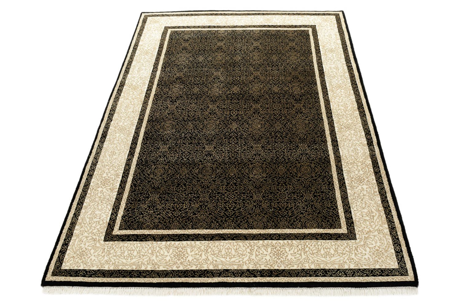 Designer tæppe - 181 x 123 cm - mørk beige