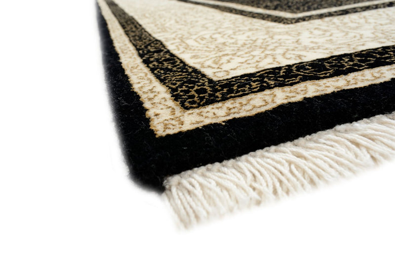 Designer tæppe - 181 x 123 cm - mørk beige