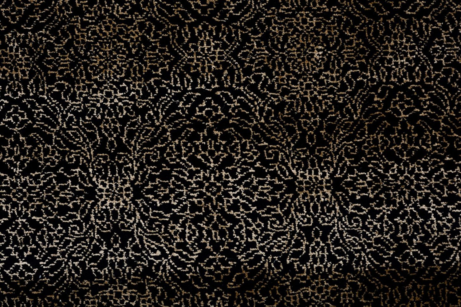 Designer tæppe - 181 x 123 cm - mørk beige