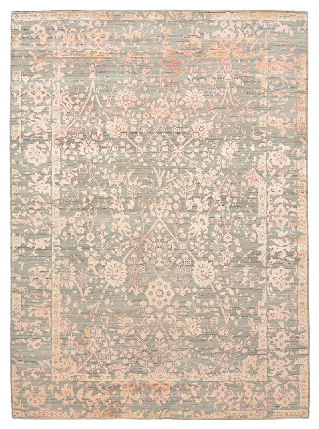 Designer tæppe - 238 x 178 cm - laks