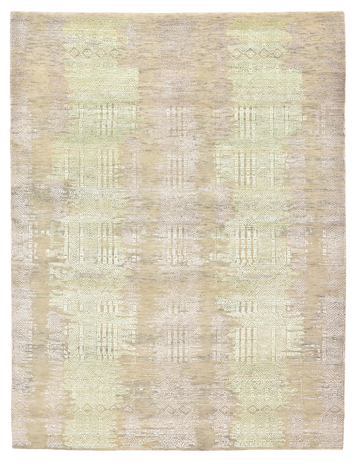 Designer tæppe - 236 x 179 cm - lysegrøn