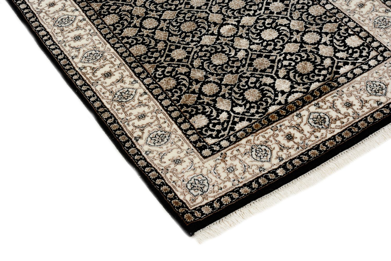 Løber Orientalsk tæppe - Bijar - Indus - 241 x 84 cm - mørk beige