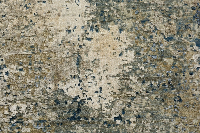Designer tæppe rundt  - 201 x 199 cm - sand