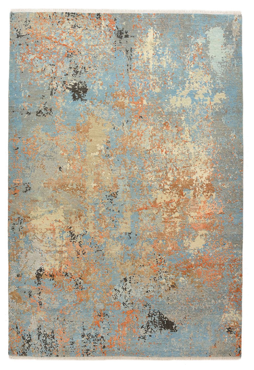Designer tæppe - 243 x 166 cm - flerfarvet