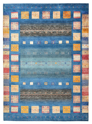 Gabbeh-tæppe - Loribaft Indus - 240 x 175 cm - flerfarvet
