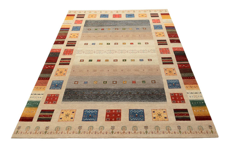 Gabbeh-tæppe - Loribaft Indus - 356 x 252 cm - flerfarvet