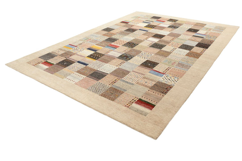 Gabbeh-tæppe - Loribaft Indus - 350 x 250 cm - mørk beige