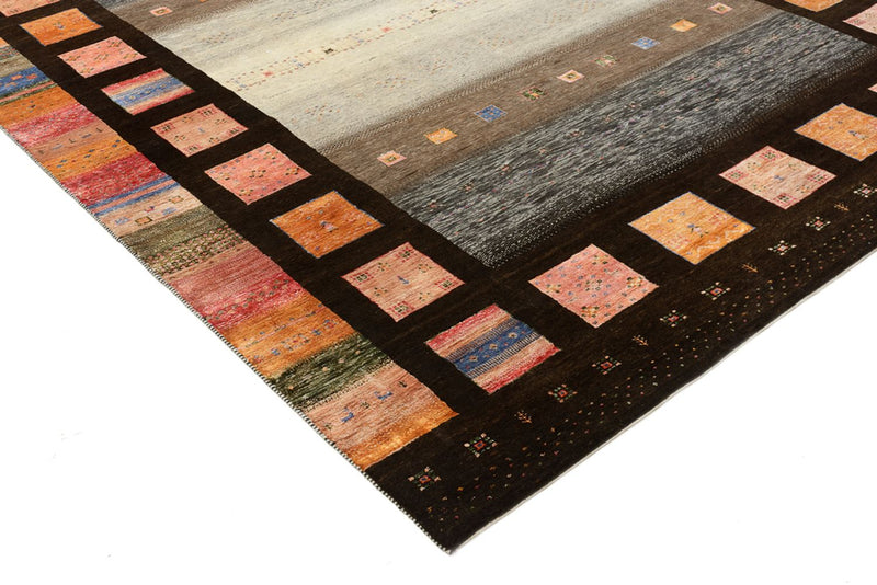 Gabbeh-tæppe - Loribaft Indus - 307 x 250 cm - flerfarvet