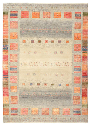 Gabbeh-tæppe - Loribaft Indus - 244 x 176 cm - flerfarvet