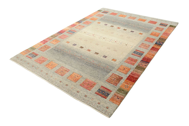 Gabbeh-tæppe - Loribaft Indus - 244 x 176 cm - flerfarvet