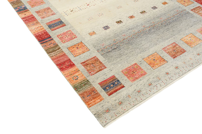 Gabbeh-tæppe - Loribaft Indus - 244 x 176 cm - flerfarvet