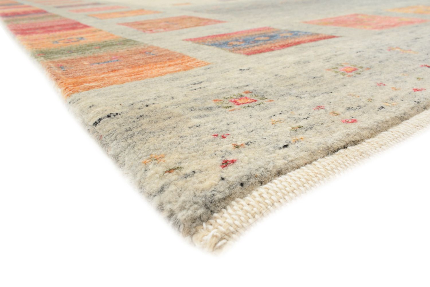 Gabbeh-tæppe - Loribaft Indus - 244 x 176 cm - flerfarvet