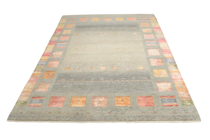 Gabbeh-tæppe - Loribaft Indus - 244 x 176 cm - flerfarvet