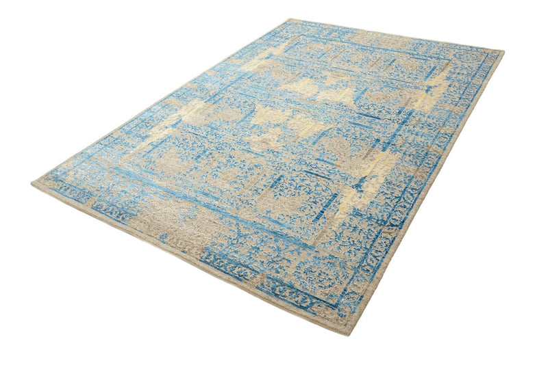 Designer tæppe - 243 x 174 cm - lyseblå
