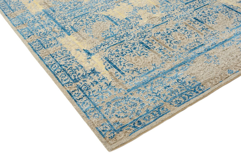 Designer tæppe - 243 x 174 cm - lyseblå