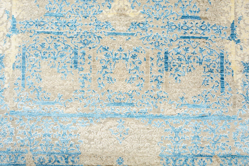 Designer tæppe - 243 x 174 cm - lyseblå