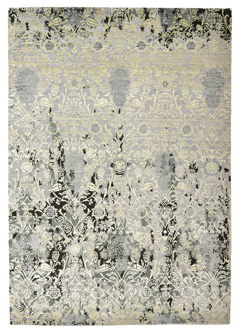 Designer tæppe - 245 x 173 cm - lysegrå