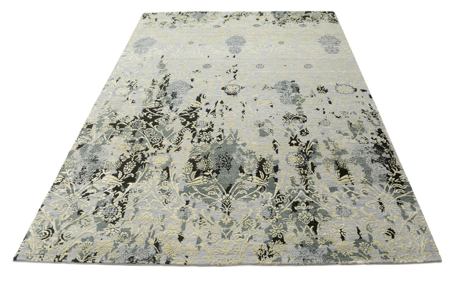 Designer tæppe - 245 x 173 cm - lysegrå