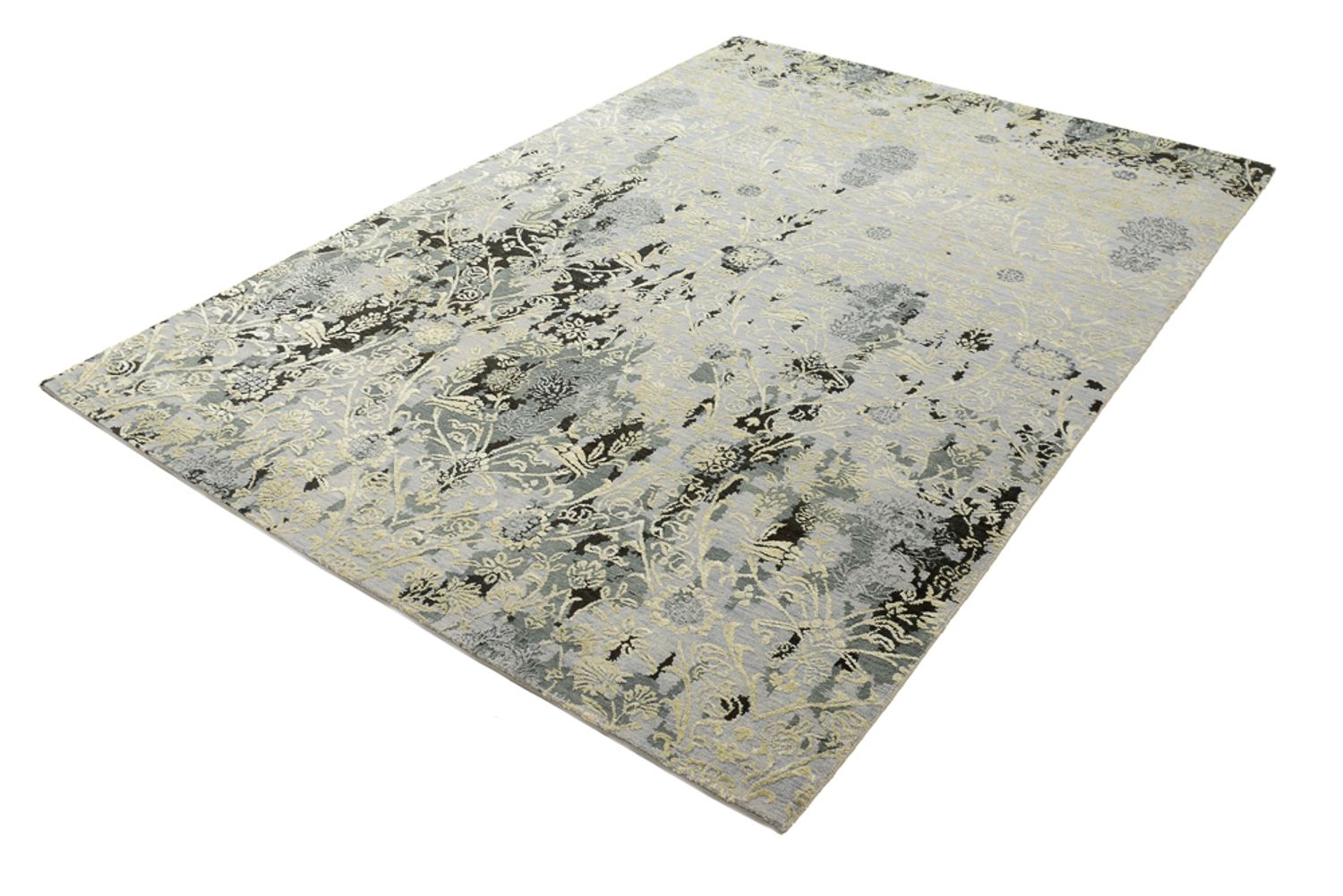 Designer tæppe - 245 x 173 cm - lysegrå