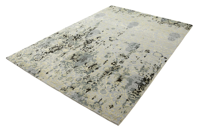 Designer tæppe - 245 x 173 cm - lysegrå